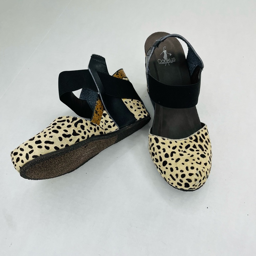 ✨🐆 Corky’s Leopard Print Wedge Sandals – Chic & Effortless Style 🐆✨ - Picture 11 of 14
